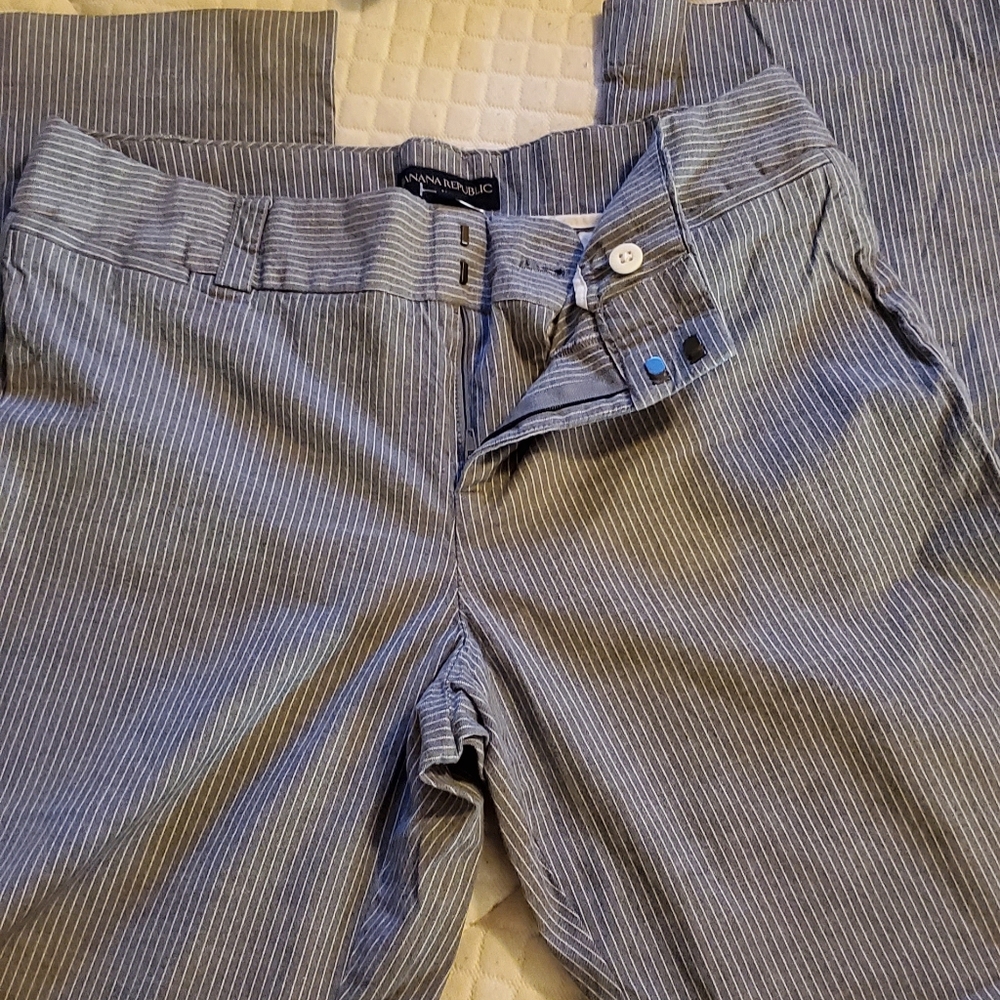 Banana Republic striped jeans